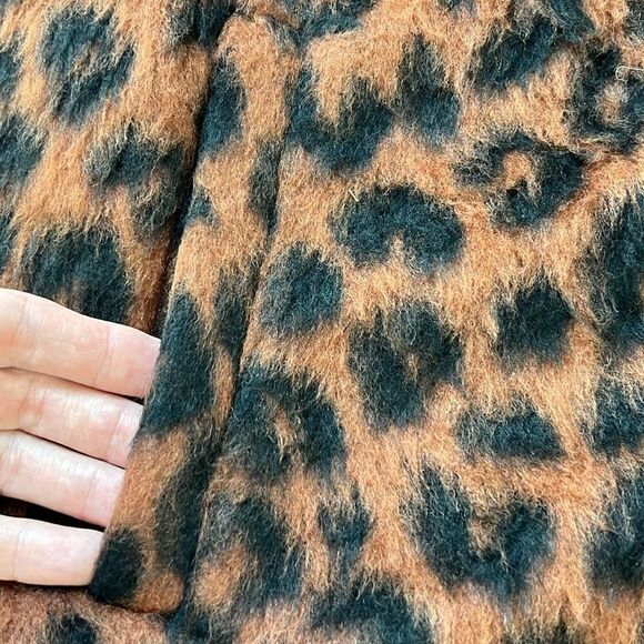 NWT MARINE LAYER Stephanie Cocoon Coat in Cheetah Size M - Picture 11 of 12
